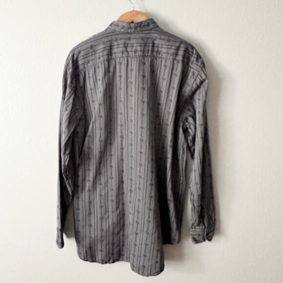 Atrium Tyrolean Style Cotton Long Sleeve Button Shirt Men's Size XL - Picture 7 of 13